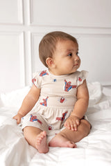 Twirl Bodysuit Dress in Spider-Man