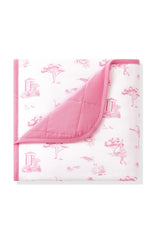 Baby Blanket in Toile Ballet