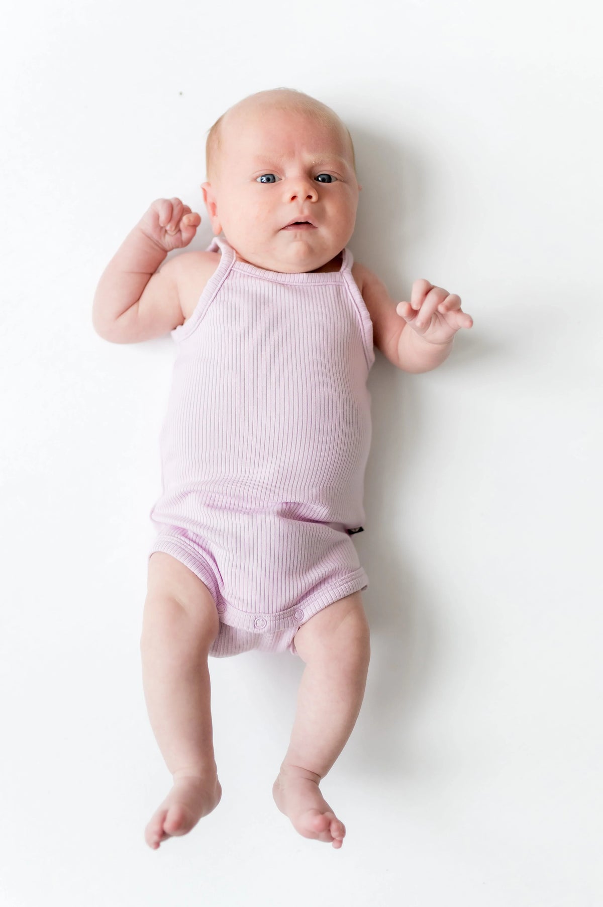 Ribbed Spaghetti Strap Bodysuit in Thistle