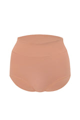 Women's High-Waisted Brief in Latte