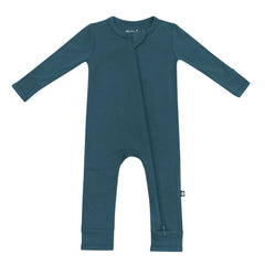 Zippered Romper in Atlantic