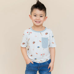 Toddler Crew Neck Tee in Home Run