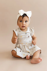 Twirl Bodysuit Dress in Starry Icon