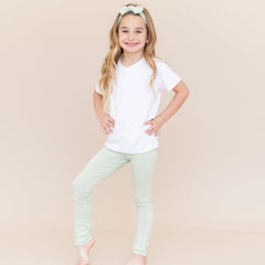 Toddler Leggings in Basil