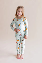 Long Sleeve Pajamas in Winnie the Pooh Hundred Acre Wood