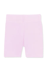 Ribbed Toddler Biker Shorts in Thistle