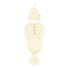 Knotted Gown with Hat Set in Chamomile