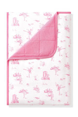 Toddler Blanket in Toile Ballet 1.0