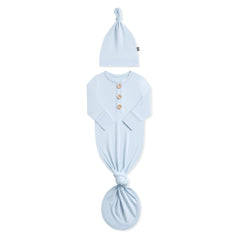 Knotted Gown with Hat Set in Breeze