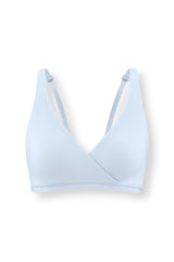 Women's Cross Front Bralette in Breeze