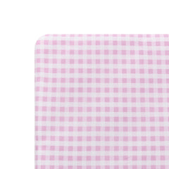 Crib Sheet in Gingham Thistle