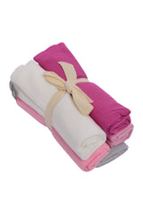 Solid Washcloth Combo 5-Pack in Pastel