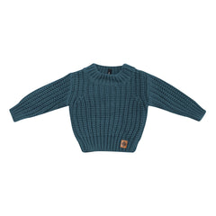 Chunky Knit Sweater in Atlantic