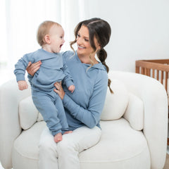 Women's French Terry Nursing Hoodie in Slate