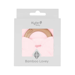 Lovey in Sakura with Removable Wooden Teething Ring