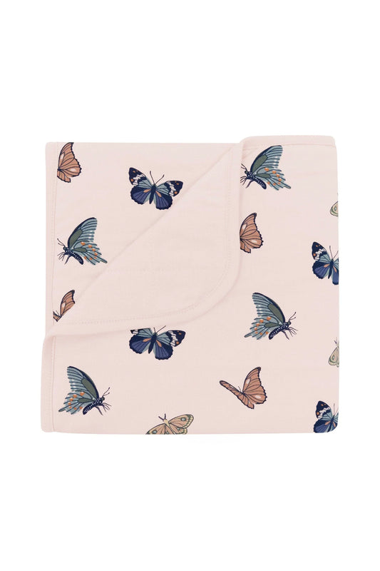 Baby Blanket in Blush Butterfly 1.0