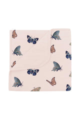 Baby Blanket in Blush Butterfly 1.0