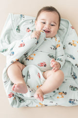 Baby Blanket in City Vehicles 1.0