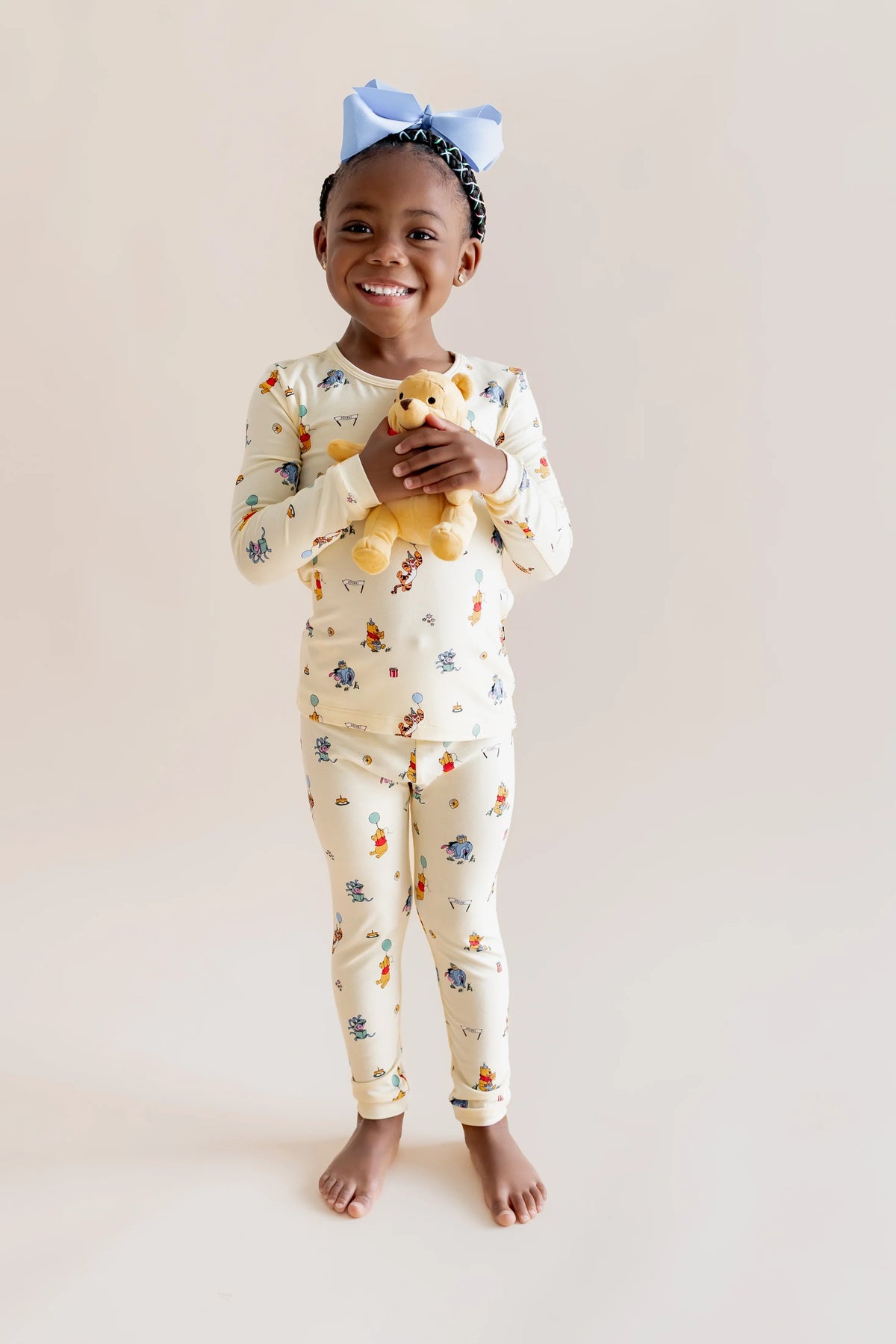 Long Sleeve Pajamas in Winnie the Pooh Celebration
