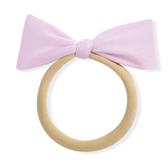 Tiny Nylon Bow in Thistle