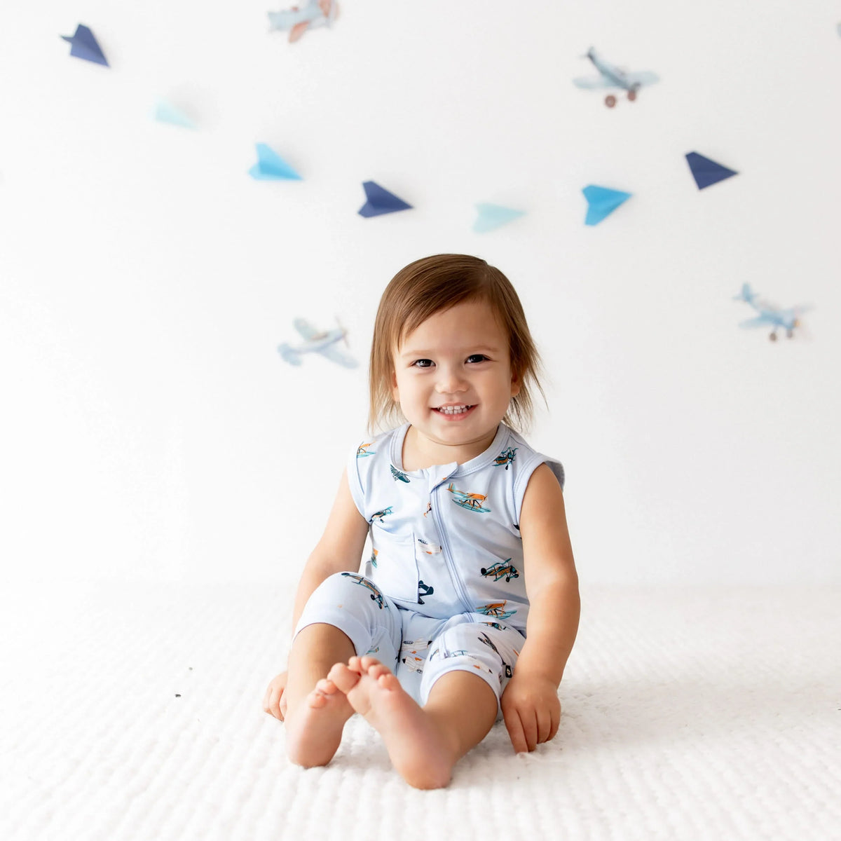 Zippered Sleeveless Romper in Take Off