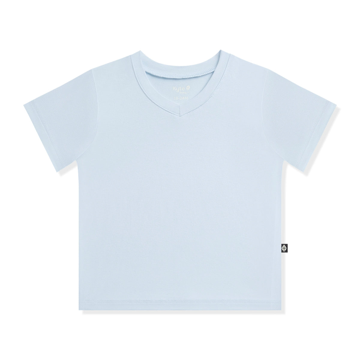 Toddler V-Neck Tee in Breeze