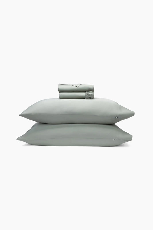 Bamboo Sateen Sheet Set in Eucalyptus