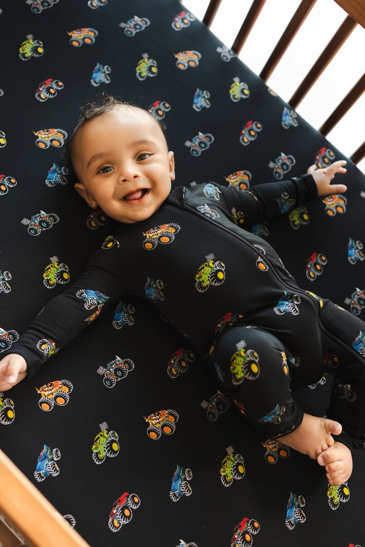 Crib Sheet in Monster Truck