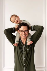Men's Long Sleeve Pajama Set in Fir