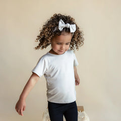 Knotted Bow Headband in Oat