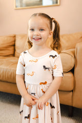 Twirl Dress in Dachshund