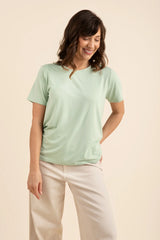 Women's Crew Neck Tee in Basil