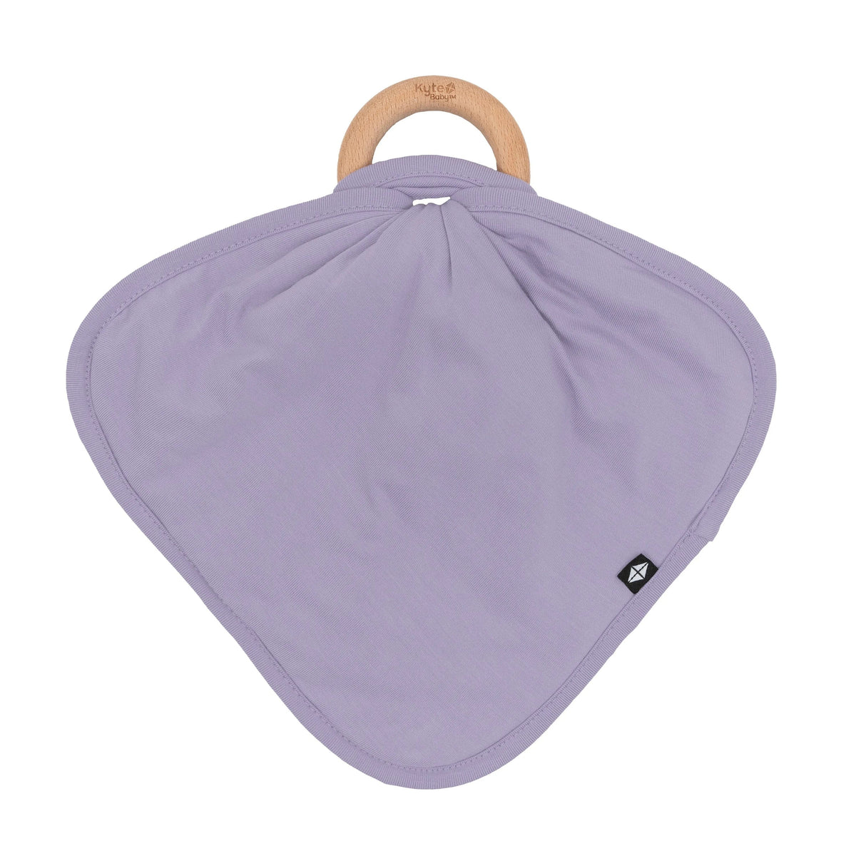 Lovey in Taro with Removable Wooden Teething Ring