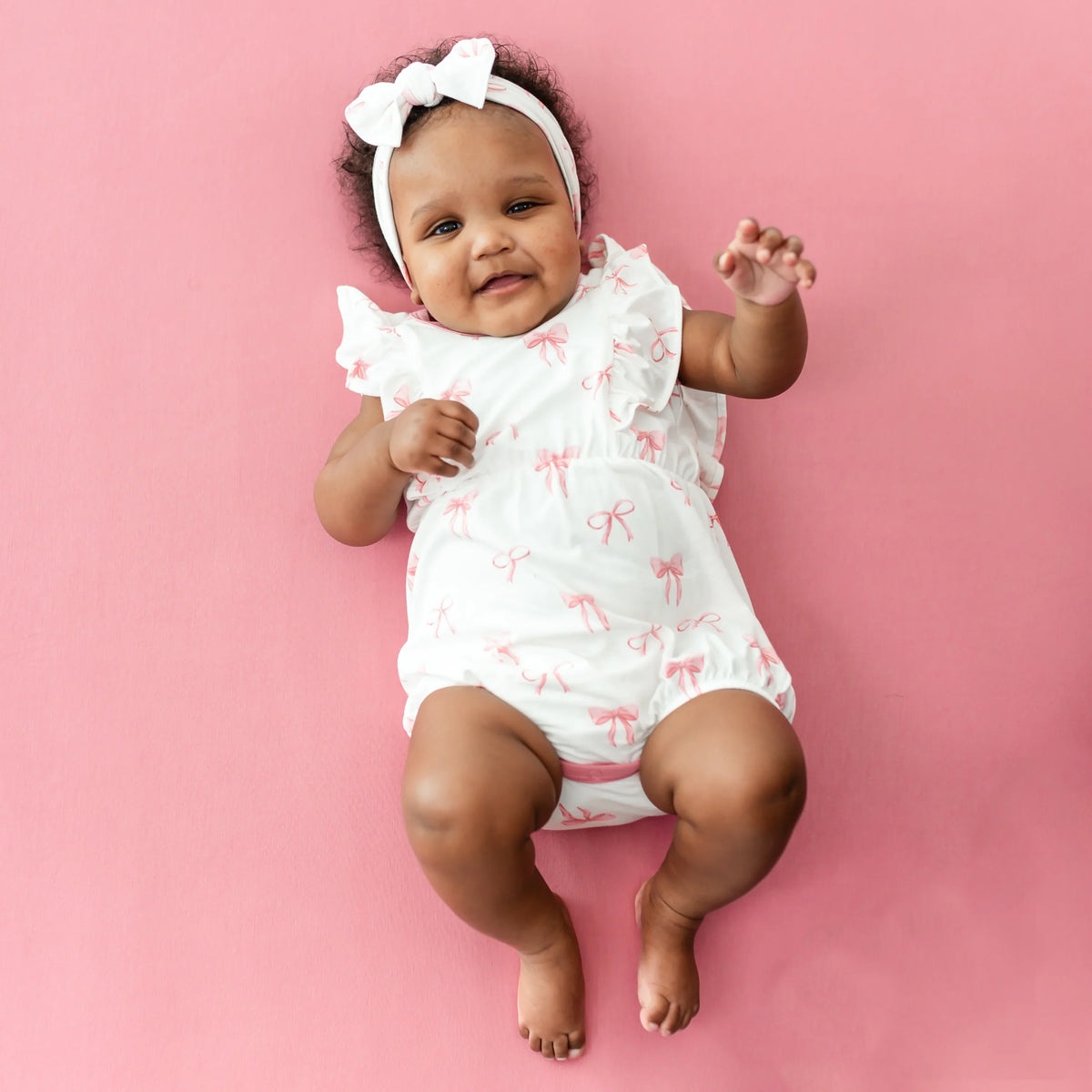 Bubble Romper in Bow