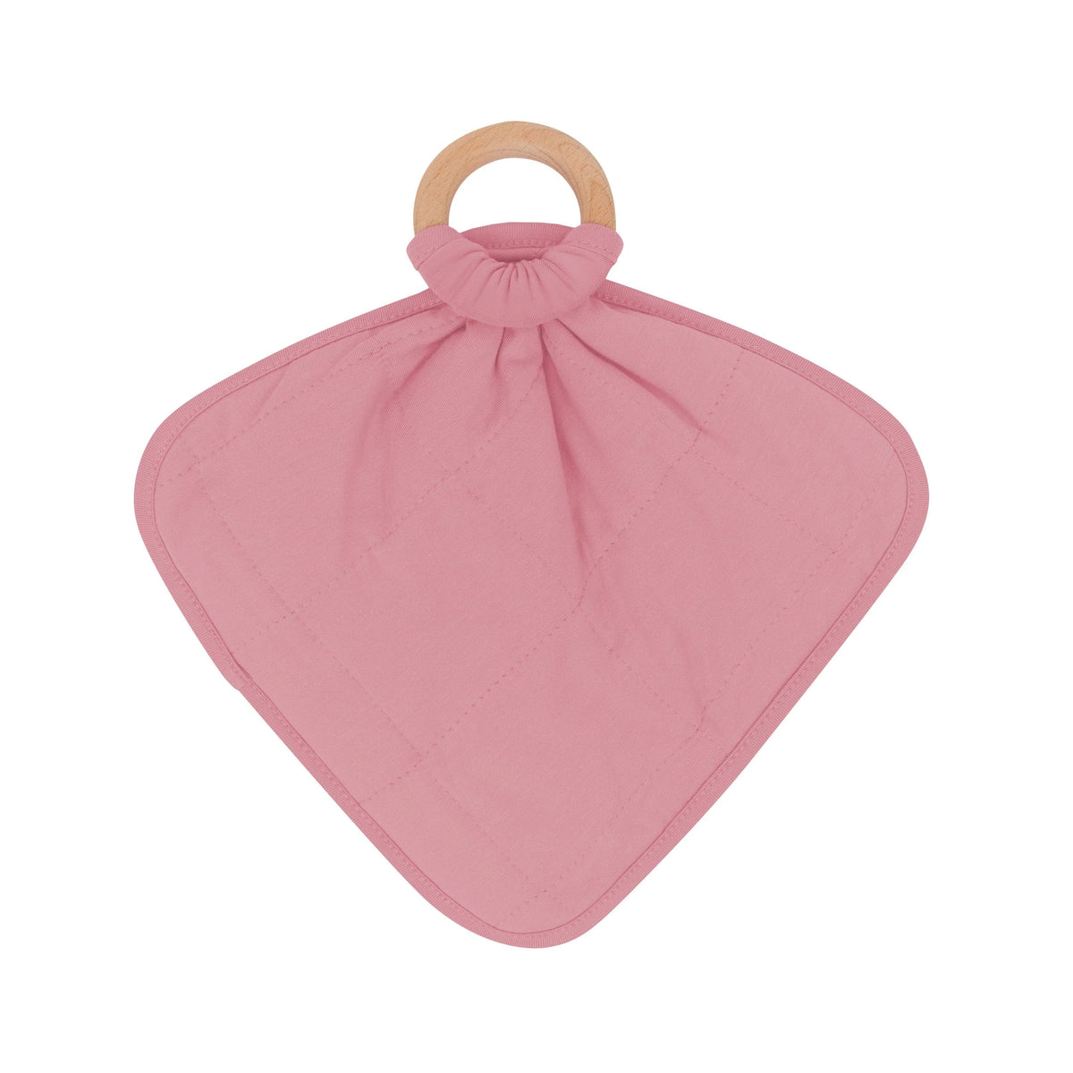Lovey in Apple Blossom with Removable Wooden Teething Ring