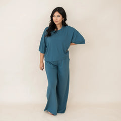 Women's Wide Leg Pant in Atlantic