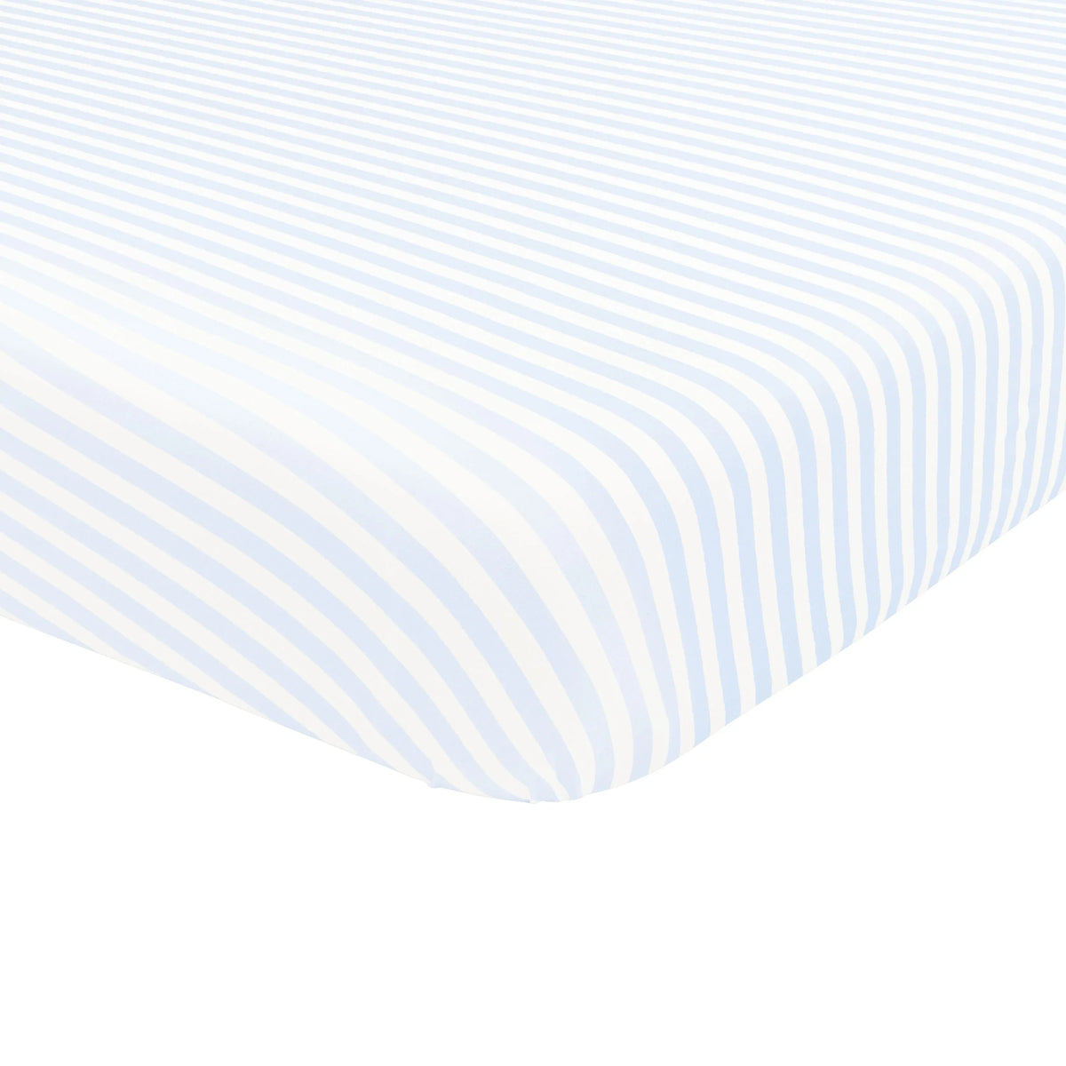 Crib Sheet in Small Mist Stripe