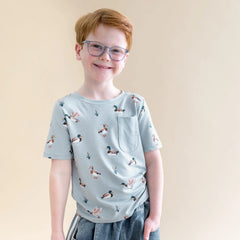 Toddler Crew Neck Tee in Mallard Duck