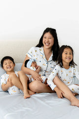 Women's Short Sleeve Pajama Set in Amalfi Coast