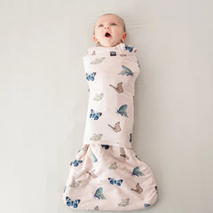 Sleep Bag Swaddler in Blush Butterfly 1.0