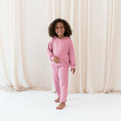 Ribbed Jogger Pant in Apple Blossom