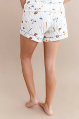 Women's Short Sleeve Pajama Set in Home Run