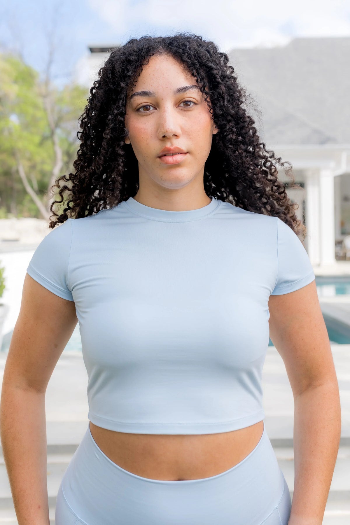 Bamboo Flex Baby Tee in Breeze