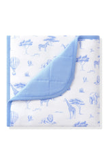 Baby Blanket in Toile Safari