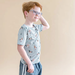 Toddler Crew Neck Tee in Mallard Duck