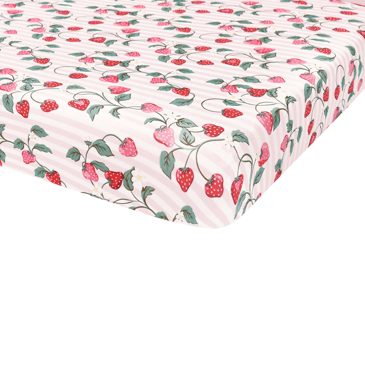 Crib Sheet in Strawberry Fields