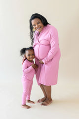 Women’s Lounge Robe in Apple Blossom