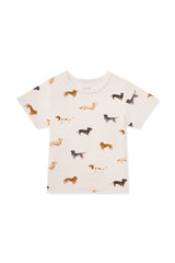 Toddler Basic Tee in Dachshund