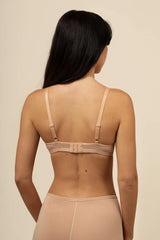 Women's V-Neck Bra in Chai