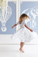 Twirl Dress in Toile Safari